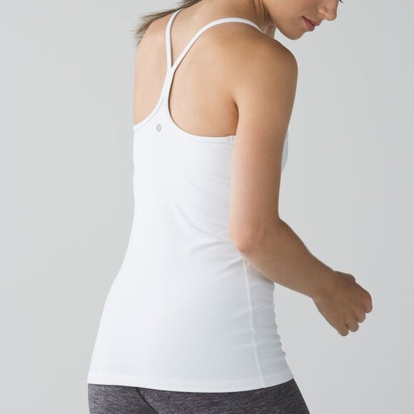Lululemon Power Y Tank Top White size 4 - Picture 2 of 9